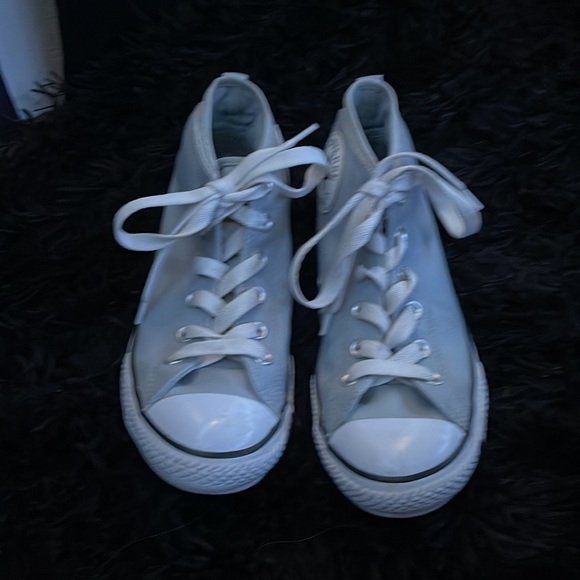 Grey ankle cut converse Size 5 - Picture 2 of 3